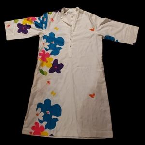 Penthouse Gallery Inc. Vintage Shirt Dress 100% Cotton by Katherine Ougst